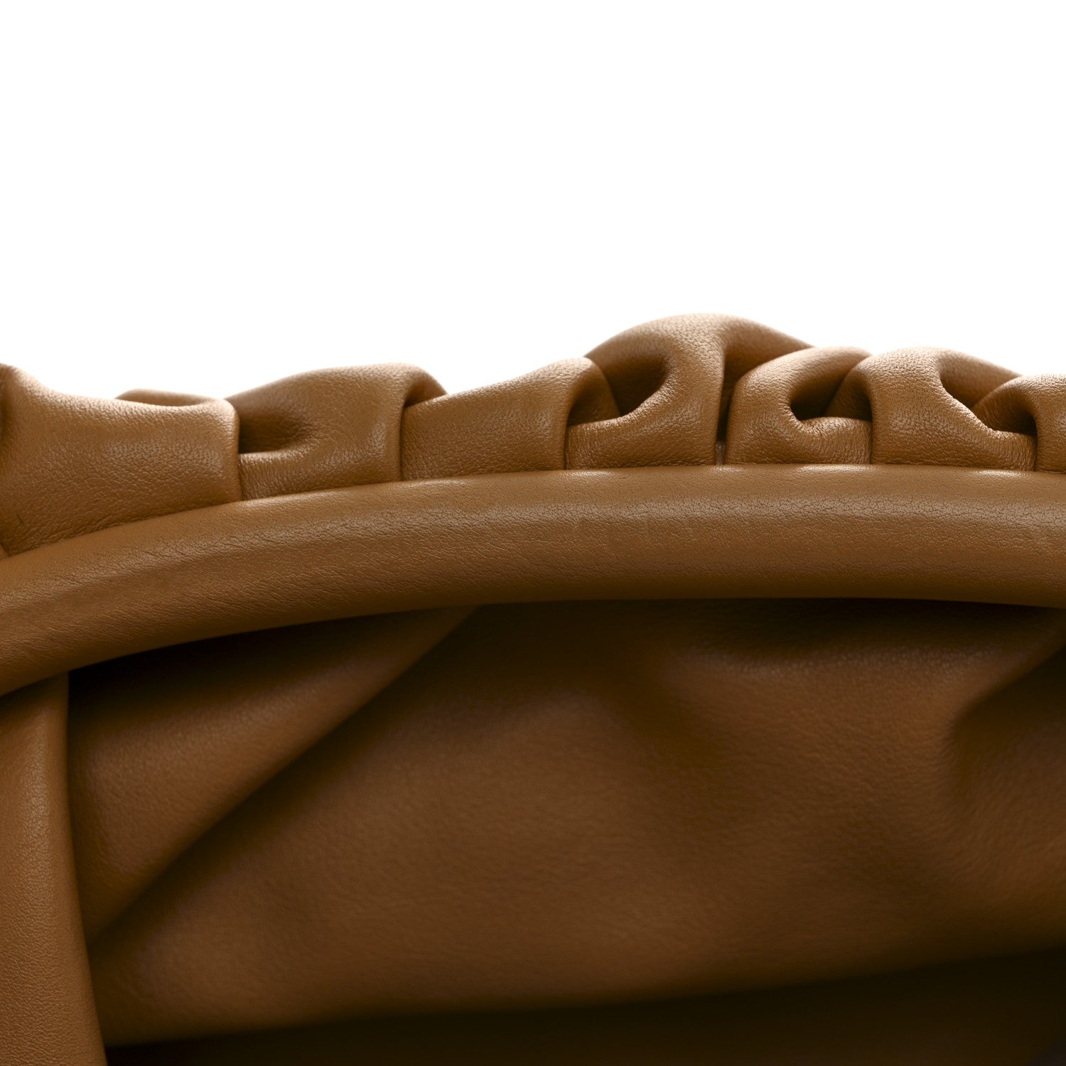 Calfskin Teen Pouch Caramel