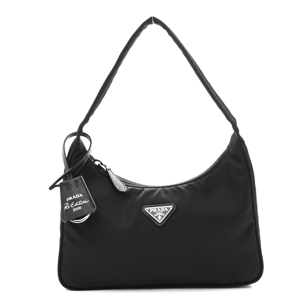 Tessuto Nylon Mini Re-Edition 2000 Bag Black