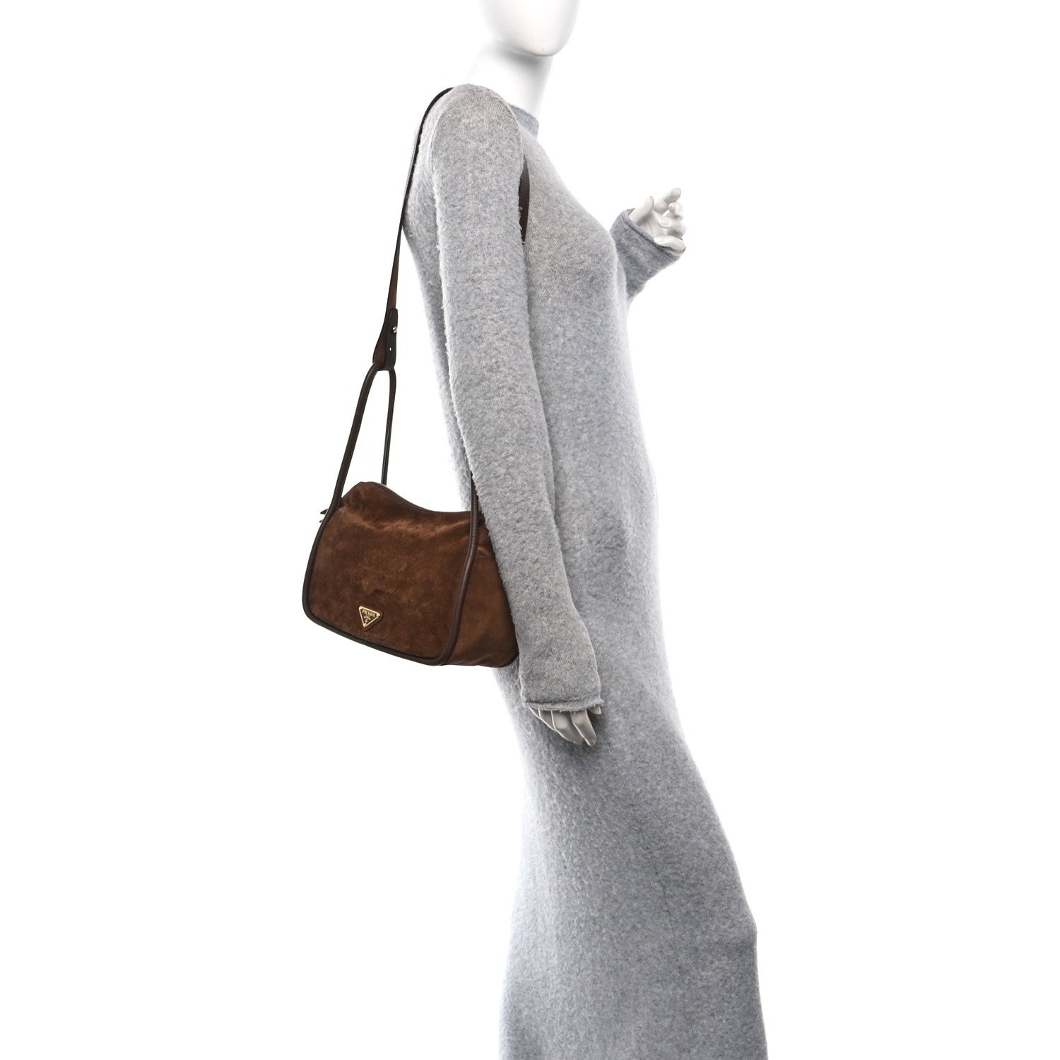 Camoscio Darling Shoulder Bag Cocoa Brown