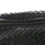 Nappa Intrecciato Large Veneta Hobo Black