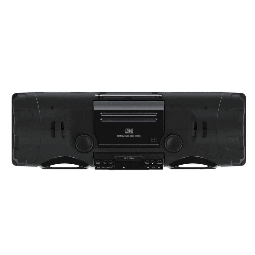 MP3 & CD Bass Reflex Boombox & PA System with Bluetooth