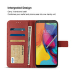 Reiko Lg Stylo 5 3-In-1 Wallet Case In Red