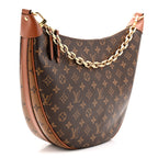 Reverse Monogram Loop Hobo