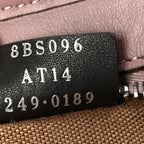 Velvet Jacquard FF Mini Roll Tote Dusty Mauve
