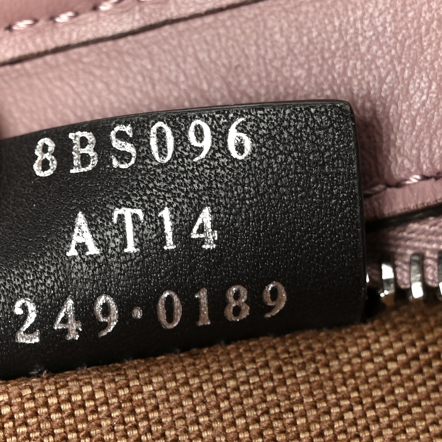 Velvet Jacquard FF Mini Roll Tote Dusty Mauve