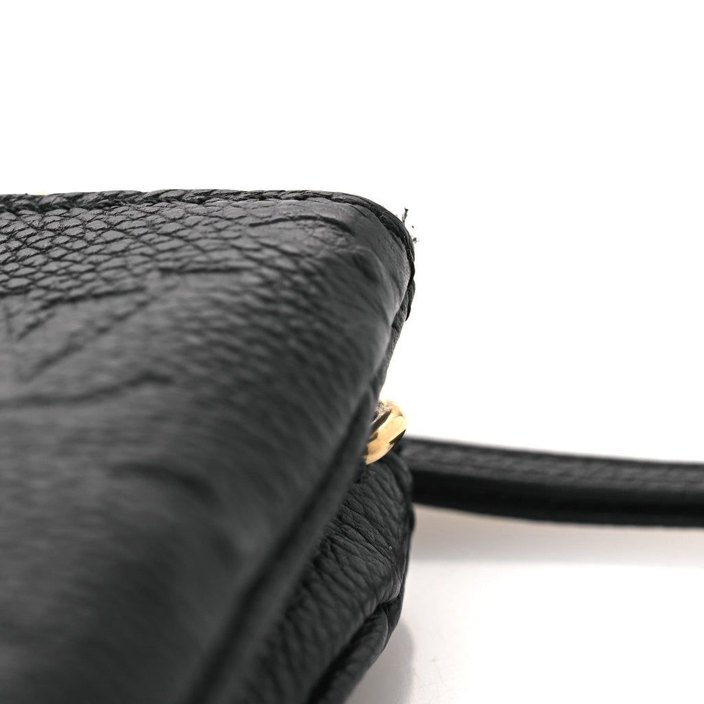 Empreinte Double Zip Pochette Black