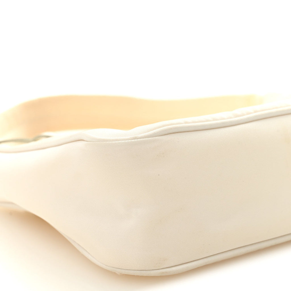 Tessuto Nylon Mini Re-Edition 2000 Bag White