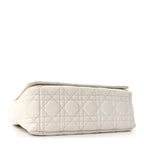 Supple Calfskin Cannage Medium Caro Bag Ivory