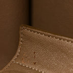 Drummed Calfskin Suede Medium Trapeze Dune