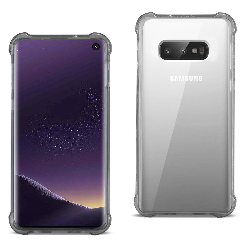 Samsung Galaxy S10 Lite(S10E) Clear Bumper Case With Air Cushion Protection In Clear Black