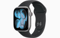 Apple Watch Series 11 GPS + Cellular 42mm Space Gray Aluminum Case with Black Sport Band