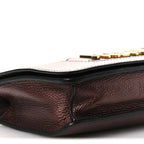 Metallic Calfskin J'Adior Chain Flap Bag Noisette