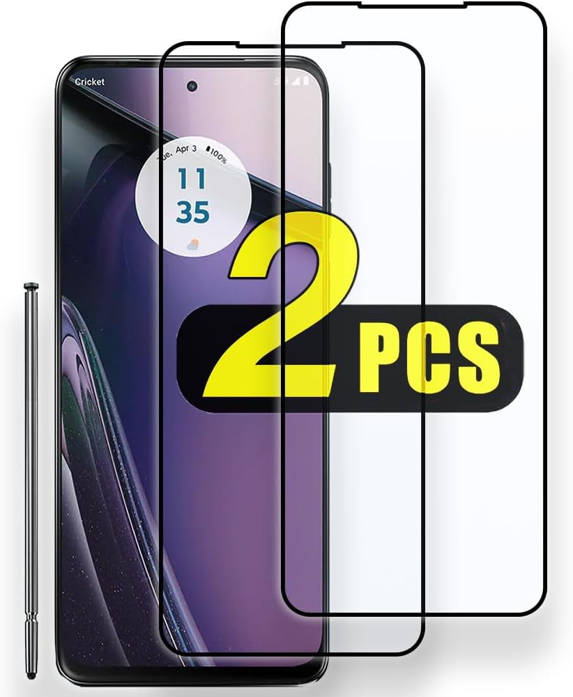 Entronix Clear Screen Protector Compatible with Moto G Play 2023  - 2-Piece Combo
