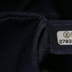 Crumpled Calfskin En Vogue Rope Hobo Bag Black