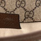GG Supreme Monogram Neo Vintage Web Belt Bag Brown