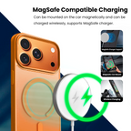 Entronix [Magnetic] Case Compatible with iPhone 17 Pro Max - Translucent Frosted Matte