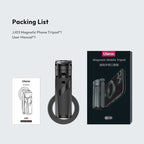 Magnetic Phone Tripod with Wireless Grip and Selfie Stick for iPhone 16, 15, 14, 13 Pro and Pro Max