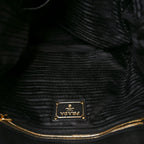 Vitello Daino Tote Black