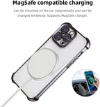 Entronix [Magnetic] Case Compatible with iPhone 11 - [Clear Back] Luxury Glossy Gripstand