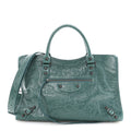 Arena Lambskin Classic Hardware Medium Le City Dark Emerald