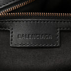 Arena Lambskin Brass Hardware Le City Travel Bag Black