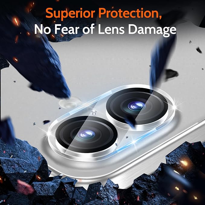 Entronix Clear Screen Protector & Camera Lens Protector Compatible with iPhone 16 Pro Max - 6-Piece Combo