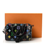 LV X TM Monogram Multicolor Nano Speedy Black