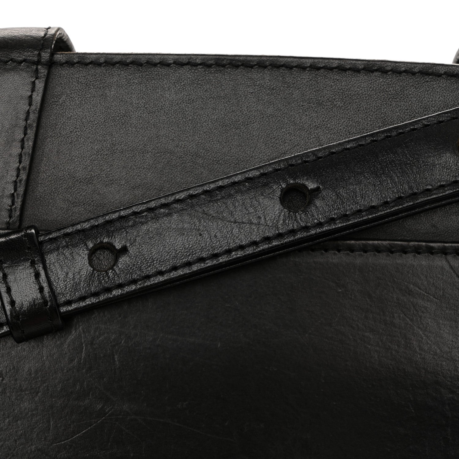 Calfskin Lady Bag Black Flamma