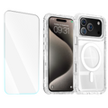 Entronix Bundle Compatible with iPhone 17 Pro Max - [Magnetic] [Clear] Heavy Duty Case & 1 Clear Screen Protector
