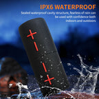 2 in 1 Magnetic Dual Splittable Bluetooth Speaker, IPX6 Waterproof Split Portable Wireless Speaker with 20W Loud Stereo Sound ,Bluetooth V5.3, 24H Playtime, Multiple pairing for Home