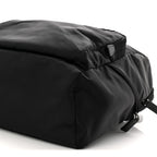 Re-Nylon Saffiano Zip Backpack Black