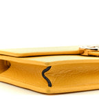 Dollar Calfskin Interlocking G Chain Wallet New Buttercup