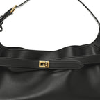 Smooth Calfskin Small Bel Air Shoulder Bag Black