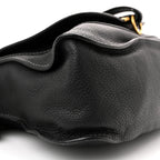 Calfskin Medium Marcie Satchel Black