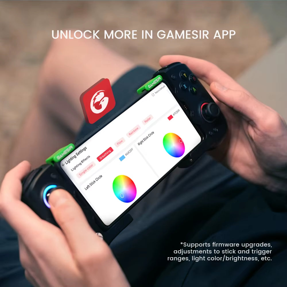Gamesir X4 Aileron Bluetooth Mobile Game Controller with Xbox Authorization and Enhanced Features, Portable Joy-Con Design