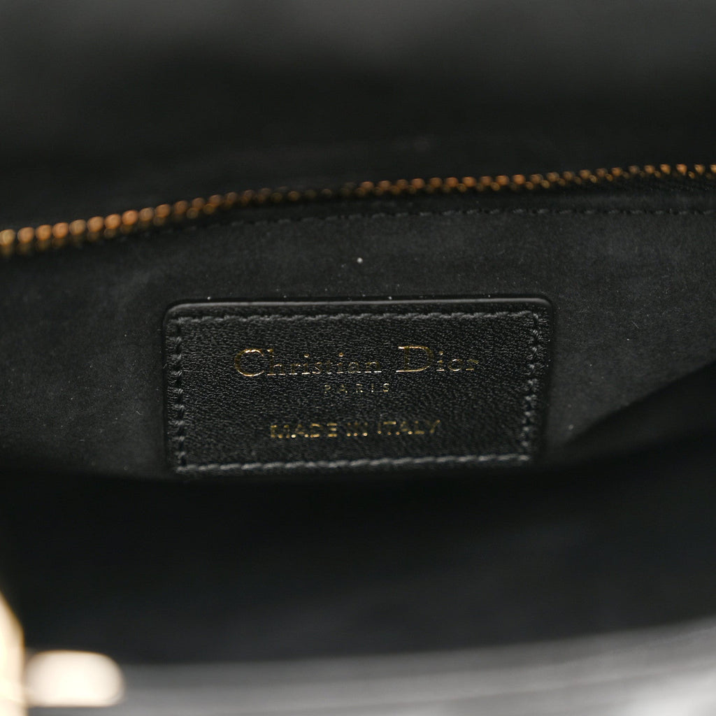 Lambskin Cannage Small My ABCDior Lady Dior Black