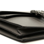 Pebbled Calfskin Small Dionysus Shoulder Bag Dusty Grey