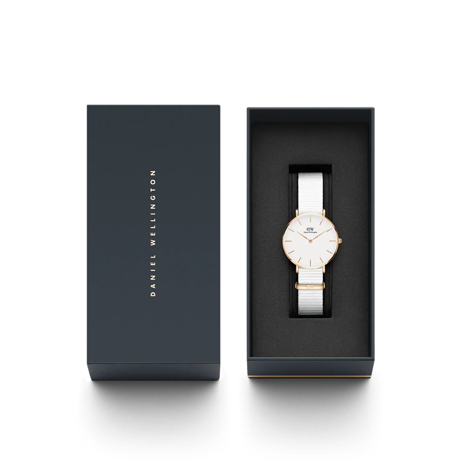 Daniel Wellington Ladies Petite Dover White Watch