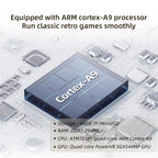 RG35XX Retro Handheld Game Player Built-In 64G TF 6000+ Classic Games Linux Garlicos Portable for Travel Kids Gift