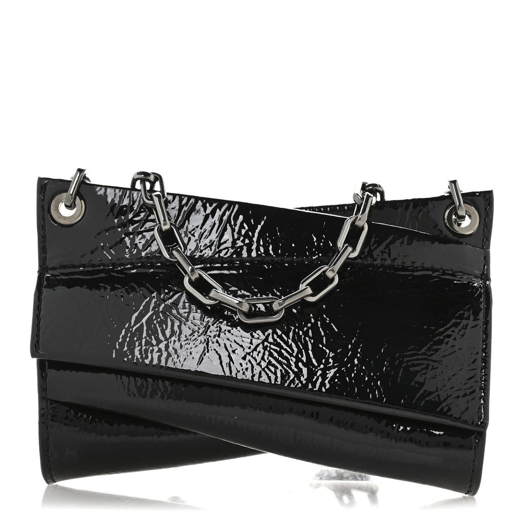 Patent Vog Small Loubitwist Clutch Black