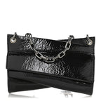 Patent Vog Small Loubitwist Clutch Black