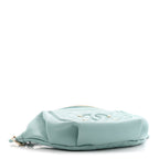 Caviar Quilted Filigree Waist Bag Light Blue