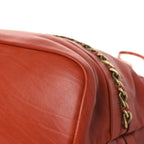 Calfskin Kira Convertible Bowler Bag Brick Red