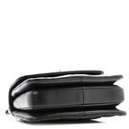 Lambskin Crystal Quilted Mini Trendy CC Dual Handle Flap Bag Black