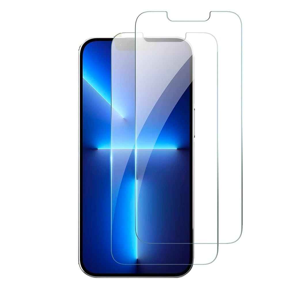 SAHARA - ZeroDamage Tempered Glass Screen Protector (2-Pack) - iPhone 13 Pro Max and iPhone 14 Plus