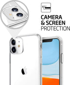 Entronix Case Compatible with iPhone 12 Mini - [Hard Back] Thick Clear