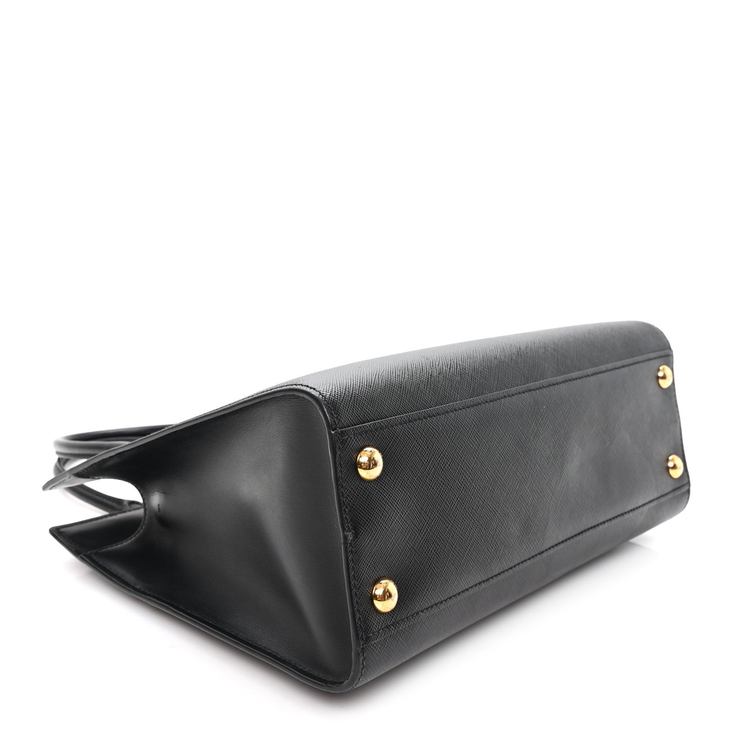 Saffiano Soft Calfskin Large Tote Black