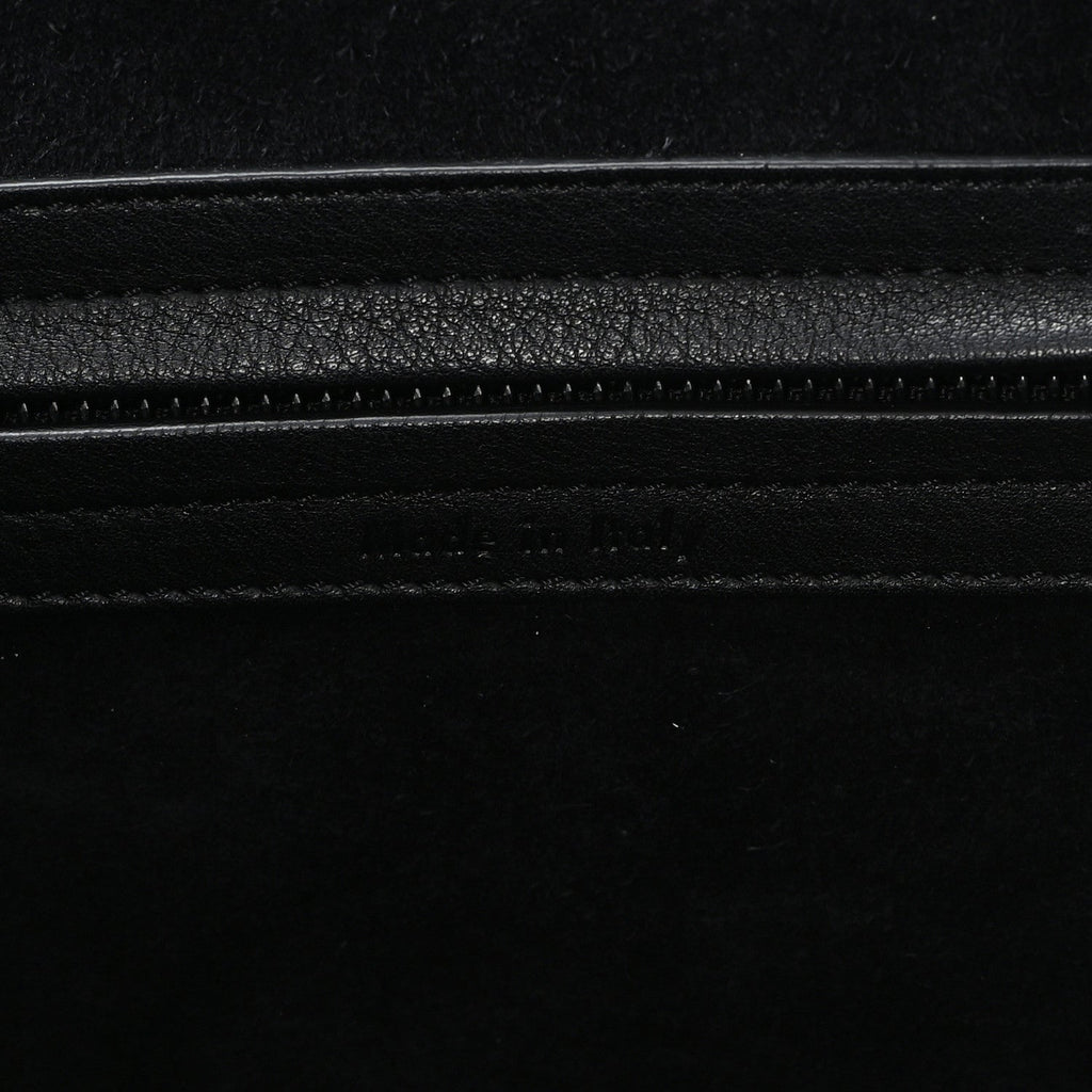 Supple Calfskin Medium Phantom Luggage Black