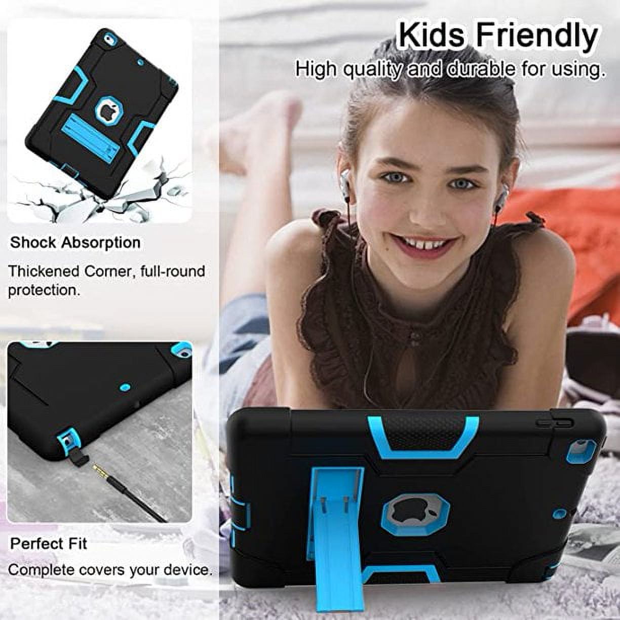 Entronix Case Compatible with iPad Mini 7 (A17 Pro), 8.3" (2024, 7th Gen) - Triple-Layer Heavy Duty Protection