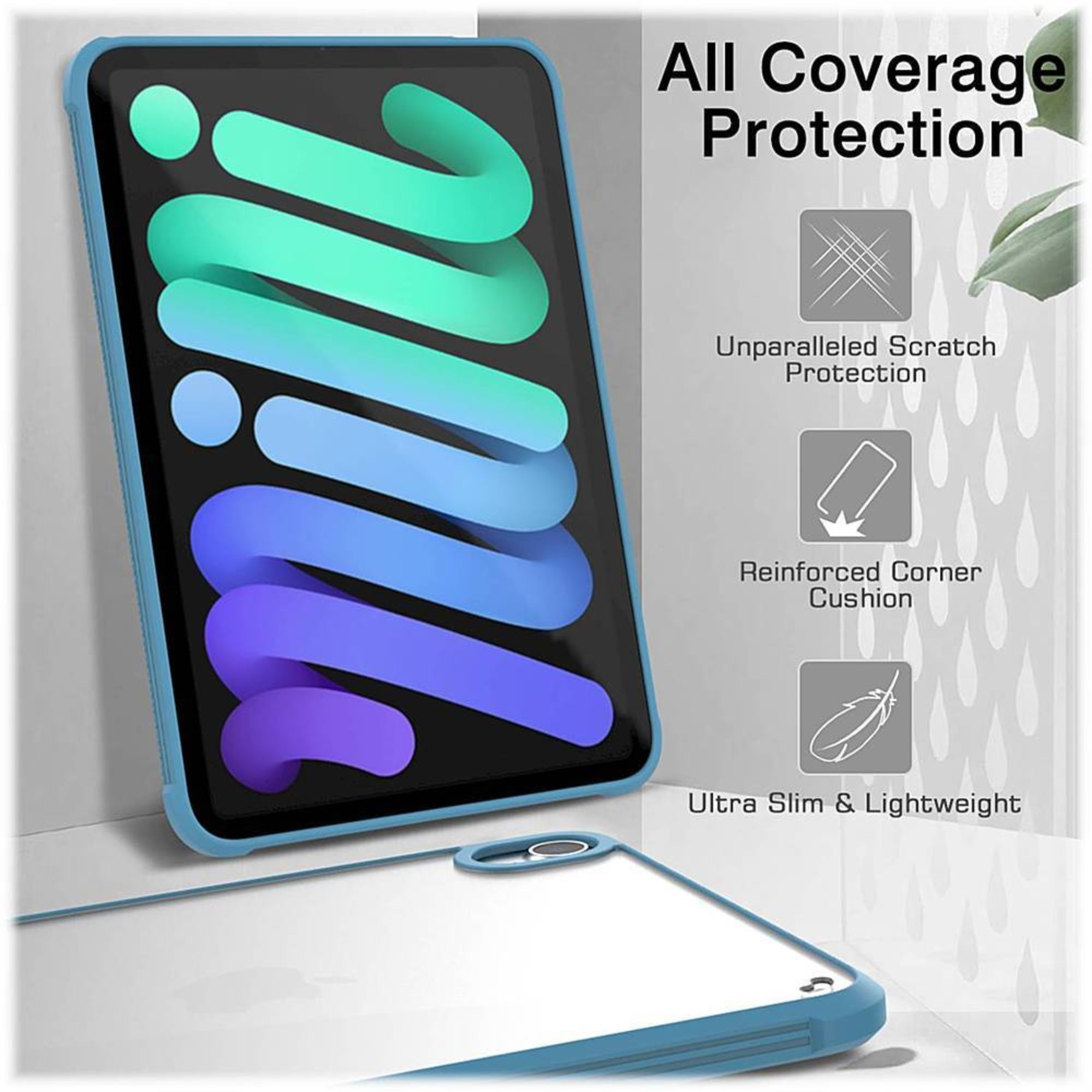 SAHARA - Venture Series Slim Hard Shell Case - Apple iPad mini (A17 Pro) and Apple iPad mini (6th Generation 2021)